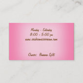 アイスクリームショップ名刺 名刺 (裏面)