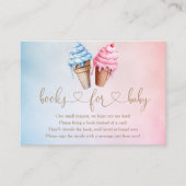 アイスクリームジェンダーがスクープの内容を明らかにする エンクロージャーカード (正面)