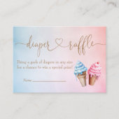 アイスクリームジェンダーがスクープの内容を明らかにする エンクロージャーカード (正面)