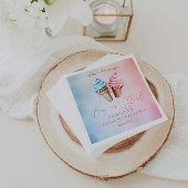 アイスクリームジェンダーがスクープの内容を明らかにする スタンダードカクテルナプキン