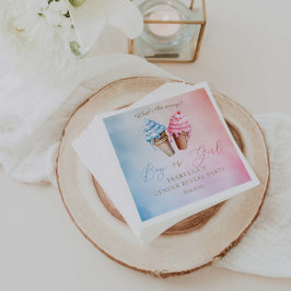 アイスクリームジェンダーがスクープの内容を明らかにする スタンダードカクテルナプキン