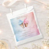 アイスクリームジェンダーがスクープの内容を明らかにする フェイバーバッグ (クリップ留めされた状態)