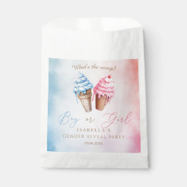 アイスクリームジェンダーがスクープの内容を明らかにする フェイバーバッグ