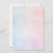 アイスクリームジェンダーがスクープの内容を明らかにする 招待状 (裏面)