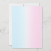 アイスクリームジェンダーがスクープパーティー 招待状 (裏面)