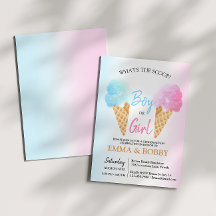 アイスクリームジェンダーがスクープパーティー