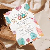 アイスクリームジェンダーがスクープパーティー 招待状