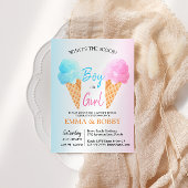 アイスクリームジェンダーがスクープパーティー 招待状