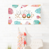 アイスクリームジェンダーがスクープパーティー 横断幕 (インサイチュ)