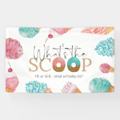 アイスクリームジェンダーがスクープパーティー 横断幕 (横)