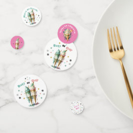 アイスクリームジェンダーがパーティーを女の子に コンフェッティ