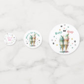 アイスクリームジェンダーがパーティーを女の子に コンフェッティ (正面)