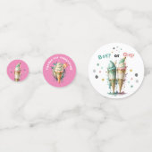 アイスクリームジェンダーがパーティーを女の子に コンフェッティ (裏面)