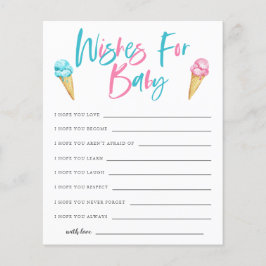 アイスクリームジェンダーがベビーカードの願いを明らかにする