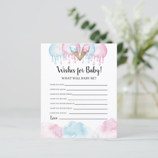 アイスクリームジェンダーはベビーカードの願いを明らかにする。 (スタンド正面)