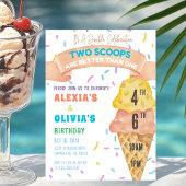 アイスクリームジョイント誕生日兄弟姉妹複合従兄弟 招待状