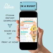 アイスクリームジョイント誕生日兄弟姉妹複合従兄弟 招待状