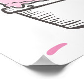 アイスクリームスイーツお祝いバースデーパーティーエイジ ポスター (角)