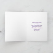 アイスクリームスイーツ誕生日 カード (内部)