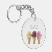 アイスクリームスイートビジネスプロモーションキーホルダー キーホルダー (正面左)