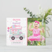 アイスクリームスイートワン誕生日アイスクリームトラックInvit 招待状 (スタンド正面)