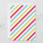 アイスクリームスイート誕生日アイスクリームトラック 招待状 (裏面)