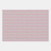 アイスクリームスウィートトリートアンドスプリンクルスバースデーパーティー ラッピングペーパーシート (正面2)