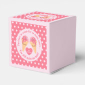 アイスクリームスクープかわいいロマンチックなバレンタインデー フェイバーボックス (裏面サイド)