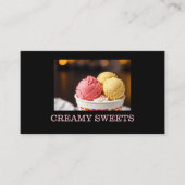 アイスクリームスクープカップ 名刺 (正面)