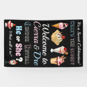 アイスクリームスクープバナーは何だ 横断幕 (横)