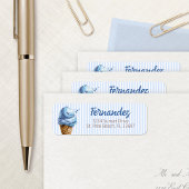 アイスクリームスクープボーイズ誕生日 ラベル