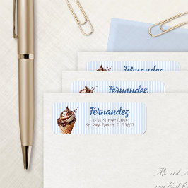 アイスクリームスクープボーイズ誕生日 ラベル