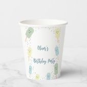 アイスクリームスクープ紙吹雪誕生日パーティー 紙コップ (正面)