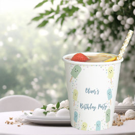アイスクリームスクープ紙吹雪誕生日パーティー 紙コップ