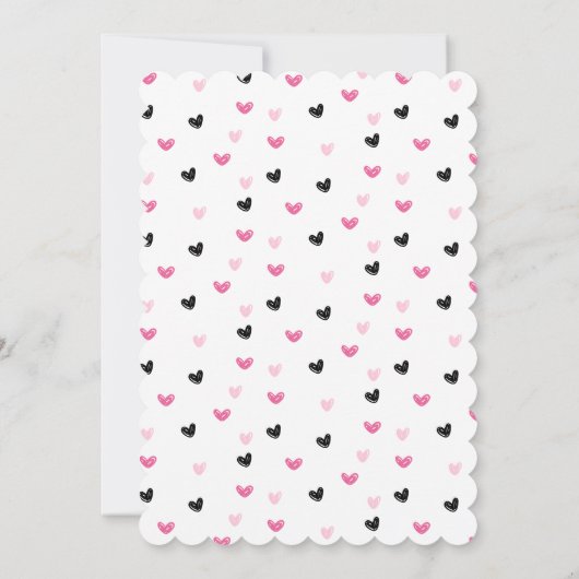 アイスクリームスクープ誕生日パーティーサンキューカード サンキューカード (裏面)