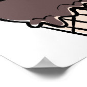 アイスクリームスクープ誕生日パーティーポスター ポスター (角)