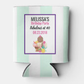 アイスクリームスクープ誕生日パーティー 缶クーラー (正面)