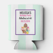 アイスクリームスクープ誕生日パーティー 缶クーラー (裏面)