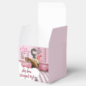 アイスクリームスコップアップブライダルシャワー フェイバーボックス (オープン)