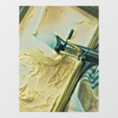 アイスクリームスコップケーキ ウィンドウサイン (シート)