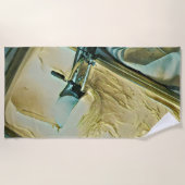 アイスクリームスコップケーキ ビーチタオル (正面)