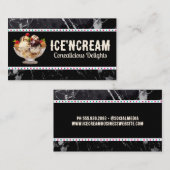 アイスクリームスコップスンダ科のボウル ロイヤリティカード (正面/裏面)