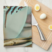 アイスクリームスコップチョコレート キッチンタオル (四つ折り)