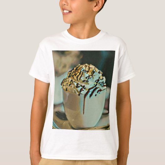 アイスクリームスコップチョコレート Tシャツ (正面)