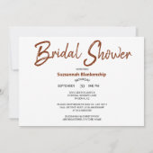 アイスクリームスコップワッフルチョコレートドリップ 招待状 (裏面)