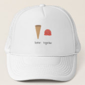 アイスクリームスコップ付アイスクリームコーンの方が良い キャップ (正面)