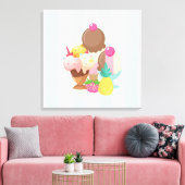 アイスクリームスコップ2017年12月 キャンバスプリント (インサイチュ (リビング))