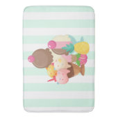 アイスクリームスコップ2017年12月 バスマット (正面縦)