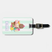 アイスクリームスコップ2017年12月 ラゲッジタグ (正面横)