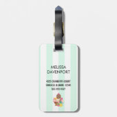 アイスクリームスコップ2017年12月 ラゲッジタグ (裏面縦)